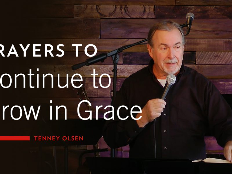 Prayer to Continue to Grow in Grace
