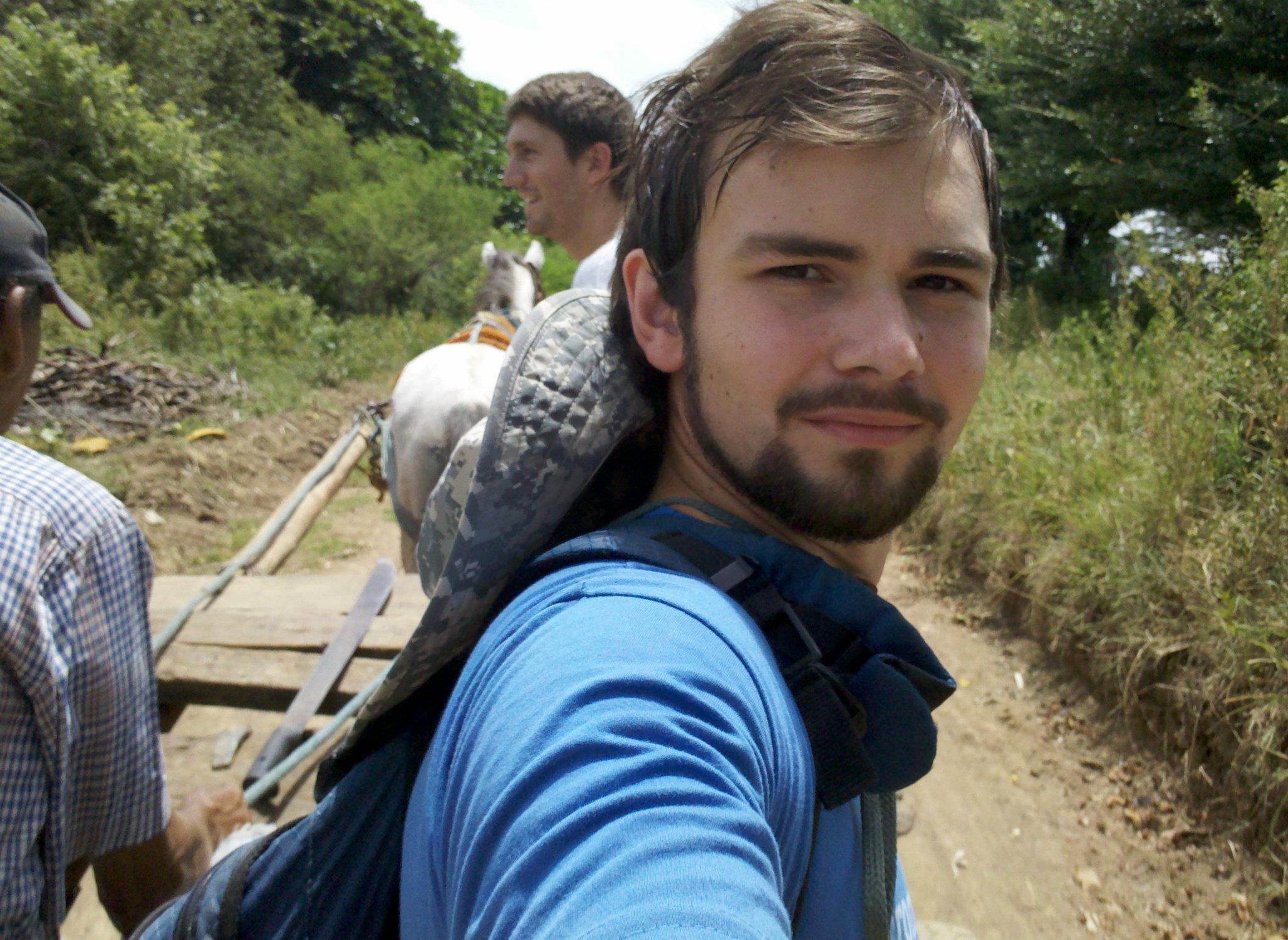 Jonathan, Paul, and Luis on the road to Barrio Nuevo